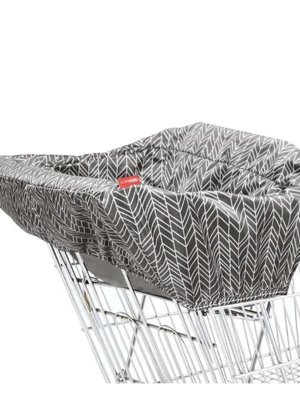 SKIP HOP Seat Cover with Gray Herringbone Print